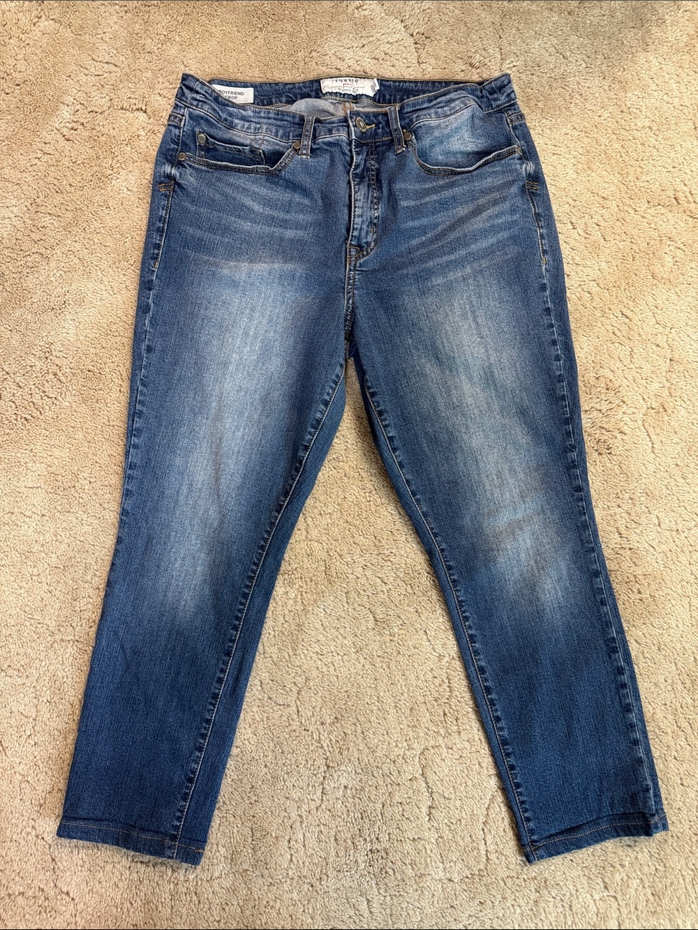 Torrid boyfriend crop jeans